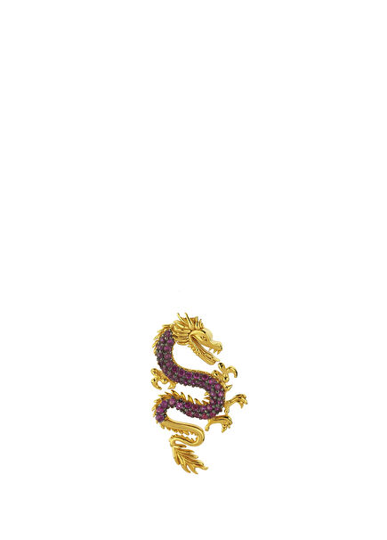 Mini Dragon Woman Gold Plated Piercing